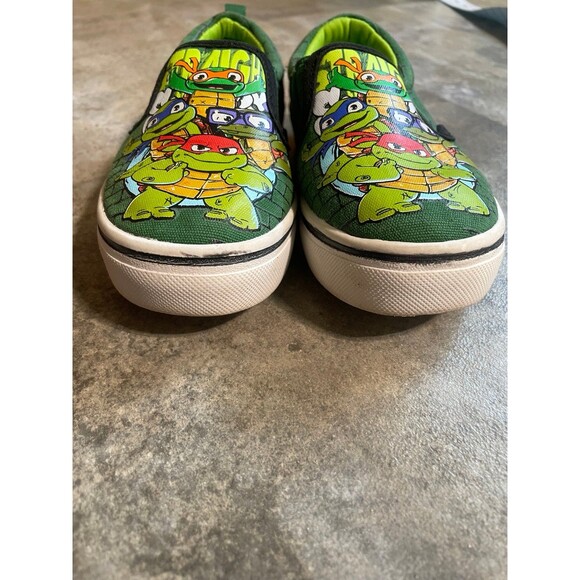 teenage mutant ninja turtles size 7 toddler shoes - Picture 6 of 8